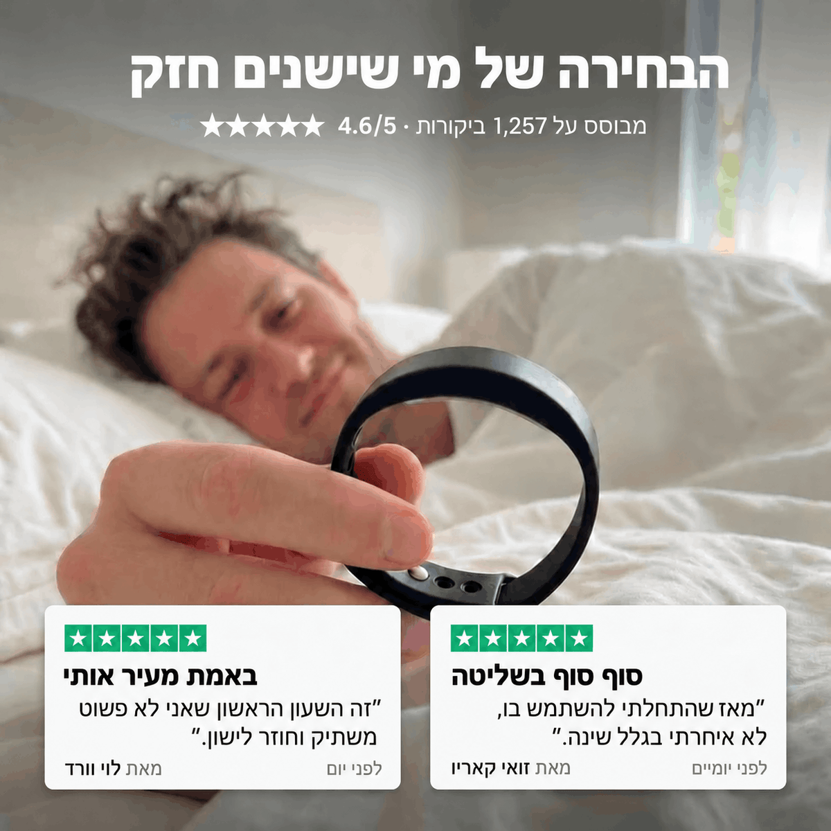 FANORA™ – הפתרון החדש להתעורר גם אם אתם ישנים חזק