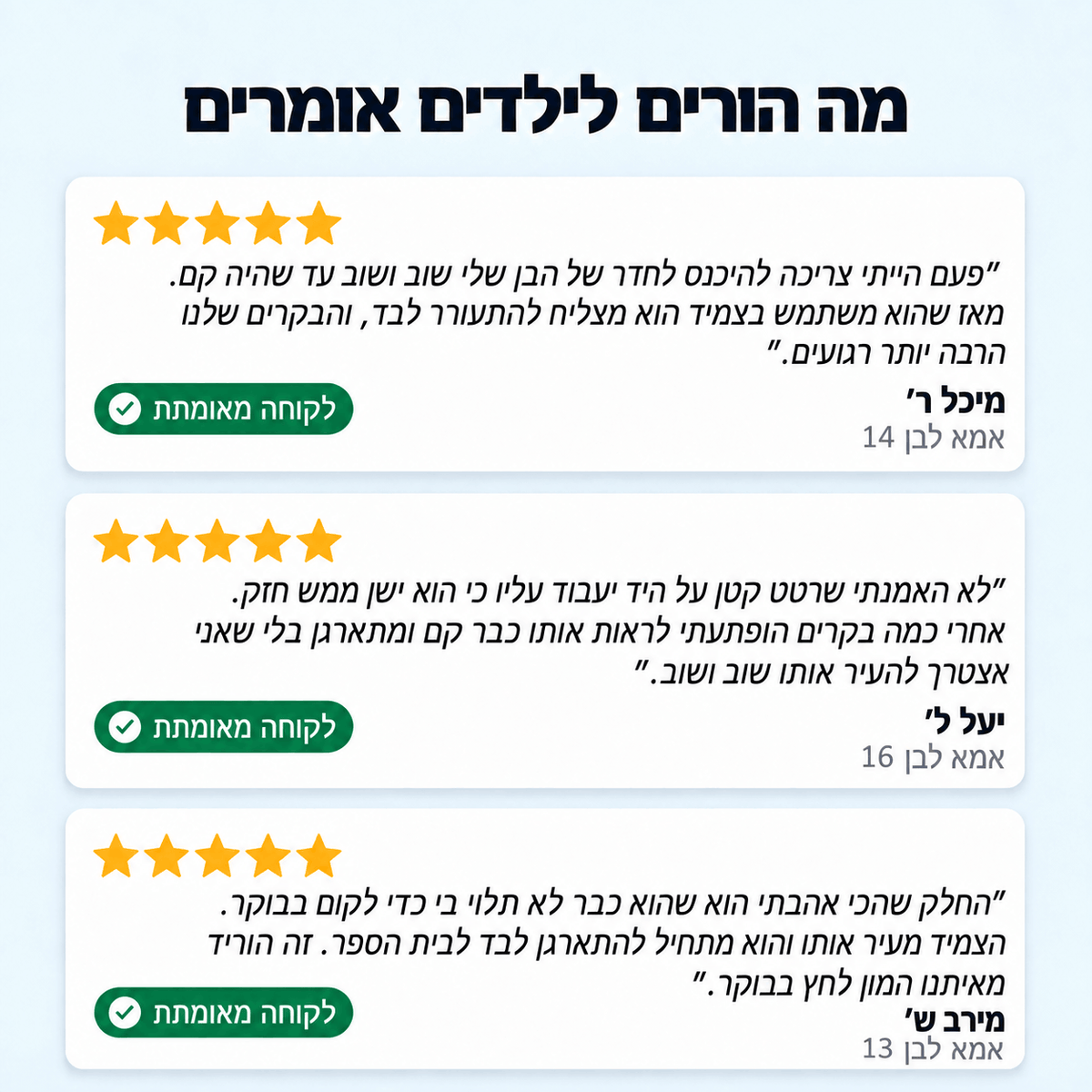 FANORA™ הצמיד מעורר לבקרים עם פחות צעקות